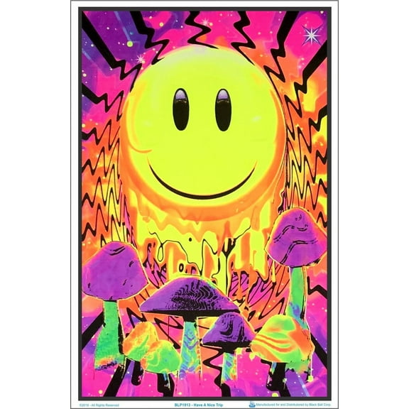 Scorpio Posters Have a Nice Trip Blacklight Poster 23 x 35