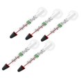 thumbnail image 1 of 5Pcs Floating Thermometer Glass Tube Double Layered Glass Accessories Measurement Easy Read Accurate Fish Tank Thermometer, 1 of 5