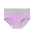 thumbnail image 4 of YWDJ Panties for Women 5 Pack Women Solid Color Patchwork Briefs Panties Underwear Underpants Multicolor XXXXL, 4 of 9