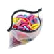 thumbnail image 1 of 200 gomas elásticas para el pelo de color caramelo para niñas, sin costuras, para sujetar el pelo, 1 of 4
