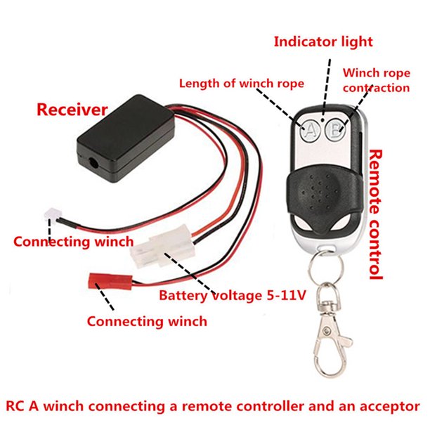Reemplazo de control de cabrestante de oruga automático portátil para 1/10 Axial SCX10 RC Car Tmvgtek libre de BPA