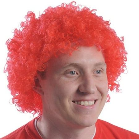 Red Curly Afro Wig Afro Clown Ronald McDonald Costume Cosplay Hair Fro