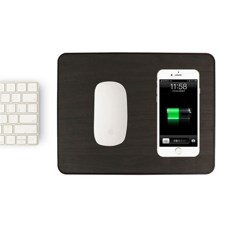 Desk Pad Sets Zunammy Mouse Pad with wireless phone and device charging capabilities, Multiple Colors Available ()