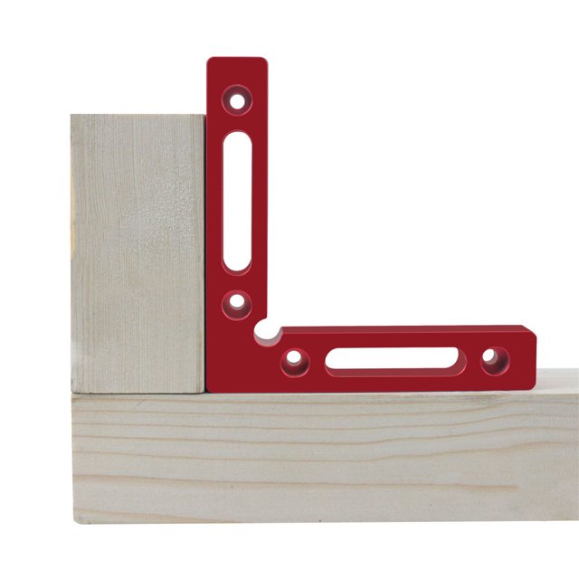 Posicionamiento de 90 Grados Cuadrado, Pinza de Esquina L Escala Clara Liviana Aleació de aluminio para Cajas para Proyectos de Carpintería
