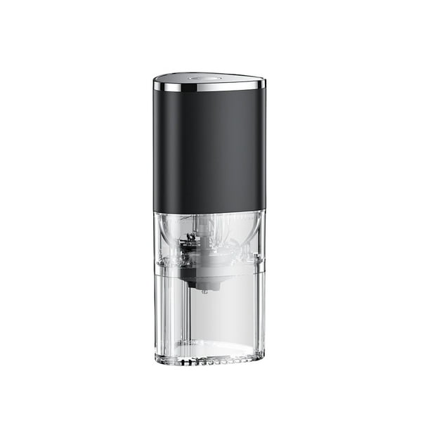 Injueey Cafetera electrónica tipo C, máquina de molienda, herramienta de fresado de modo Dual, molinillo de cerámica de piedra imán ajustable de Juegos de servir café y té Negro Injueey HA082732-02B