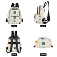 thumbnail image 4 of FORMRS Mini Backpack Purse for Women Travel Daypack Casual Shoulder Bag, Green Abstract Pattern, 4 of 7