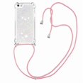 thumbnail image 4 of Funda FOXDOCK para iPhone SE con Cuerda Ajustable, Brillo Líquido, Protección Antigolpes y Lente – Ideal para Regalo, 4 of 6