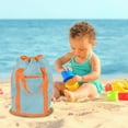 thumbnail image 6 of Children's beach toy storage tote bag, large capacity mesh beach bag for sand, pool and outdoor play, breathable, quick-dry and reusable storage solution, 6 of 6