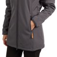thumbnail image 7 of Trespass Womens Kristen Longer Length Hooded Waterproof Raincoat Jacket, 7 of 7