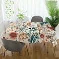 thumbnail image 3 of Yayeee Tablecloths 54" x 54" Rectangle Wrinkle Resistant Party Table Cover, Watercolor Leaves, 3 of 8