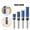 2#, variant on 1/4In Shank Template Trim Hinge Mortising Router Bit Straight End Mill Trimmer Cleaning Flush Trim Tenon Cutter For Woodworking 3# Smile Home