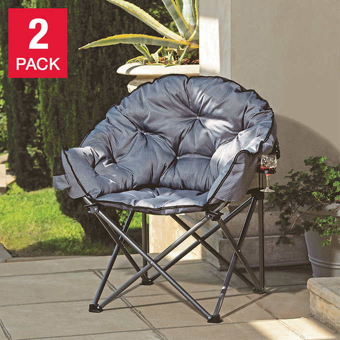 Mac Sports Extra Padded Club Chair 2, Padded Folding Lawn Chairs Costco