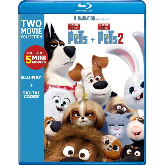 The Secret Life of Pets 1 & 2 (Blu-ray Double Feature) [Blu-ray]