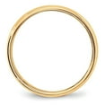 thumbnail image 2 of Auriga 14k Yellow Gold 6mm Migraine Half Round Wedding Band Size- 11.5 for Women, 2 of 6