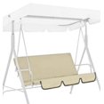 thumbnail image 2 of Porch Swing Cushion Replacement Cover Beige Swing Seat Cushion Cover, 2 of 5