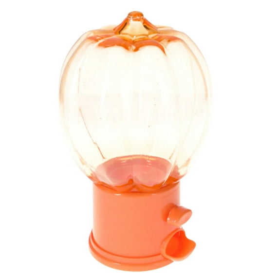 Halloween Pumpkin-Shaped Candy Dispenser, 6.5in Plastic Gumball Machine Bubble Gum Candies Catcher Desktop for Home Halloween Trick Or Treat Holiday Table Party Decoration 1 Count with Oggetto