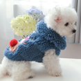 thumbnail image 3 of Ropa navideña para perros Trajes de invierno Suéter para perros pequeños Chaleco Suéteres para perros pequeños Abrigo polar cálido Ropa para gatos para chihuahua M, 3 of 5