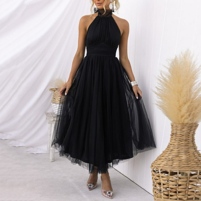 High neck top holiday dress