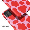 thumbnail image 4 of Red And Pink Cow Print Iphone 16 Case,iPhone 15, 4 of 8