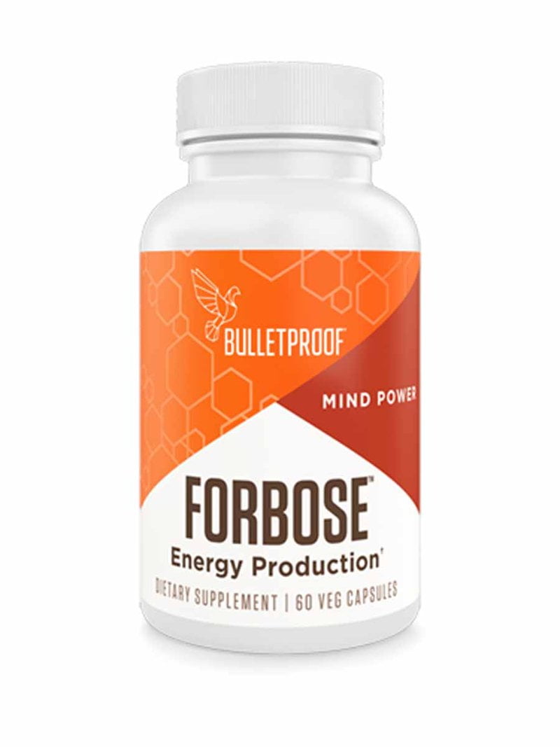 Forbose with 30mg Magnesium, D-Ribose, & Coleus Forskohlii Root Extract, 60 Capsules, Bulletproof Keto Supplement for Energy, Performance, and Recovery
