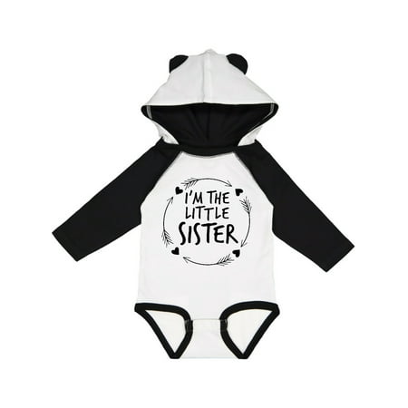 

Inktastic I m the Little Sister Gift Baby Girl Long Sleeve Bodysuit