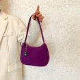 thumbnail image 1 of Sacs à Main Décontractés pour Femme à Épaule et Poignée Supérieure, Sac à Main pour Femme, Couleur Unie, Sacs sous le Bras, 1 of 6