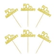 thumbnail image 3 of 50th Anniversary Cupcake Picks 24 Pack, 3 of 8