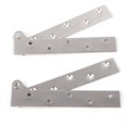 thumbnail image 3 of Door Hinge, Practical 80 Degrees Rotation 2Pcs Hardware Accessories, For Interior Doors Home Furniture Hardware Supplies, 3 of 8
