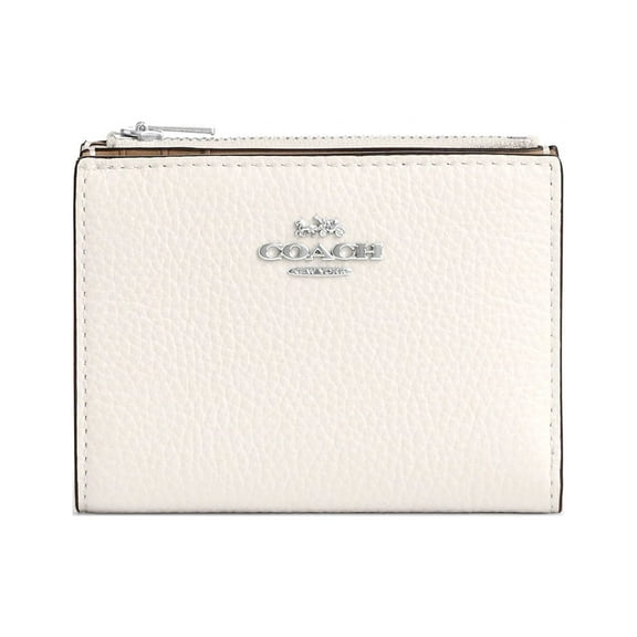Coach Women's Leather Bifold Wallet (Chalk)
