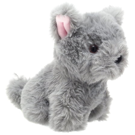 World's Softest Plush Grey Dog Plush