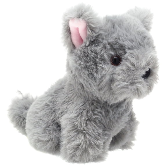 World's Softest Plush Grey Dog Plush