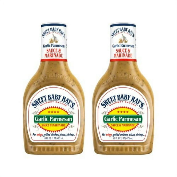 Sweet Baby Ray's Garlic Parmesan Sauce & Marinade (16 Ounce , Pack of 2)