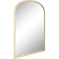 thumbnail image 4 of MacLuu  Arch Metal Wall Mirror 33.8" x 40" - Arch Round-Gold, 4 of 5