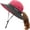 Watermelon Red, variant on Kids UV Sun Hat with Ponytail Hole UPF 50 Bucket Cap for Girls Summer Beach & Fishing for Ages 4~14 Girls