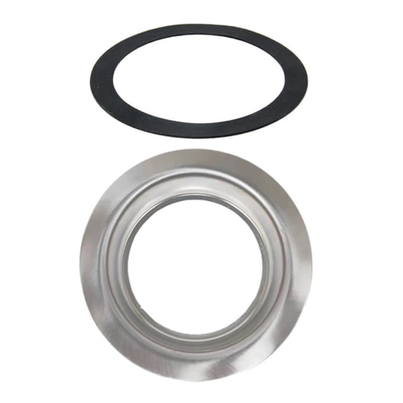 Kitchen Sink Flange Replacement Accessories Suitable for Garbage Disposal 304Stainless Steel Texture Easy Installation