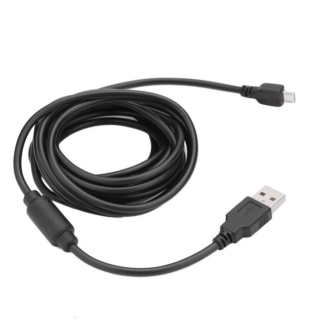 Cable de Carga USB 3 M/9 8 Pies Con Anillo Magnético Likrtyny para Playstation 4 PS4