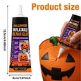 thumbnail image 3 of olkpmnmk Vinyl Repair Kit, Air Mattress Patch Kit, 30g Halloween Inflatable Repair Glue, Quick Dry Sealant for Vinyl, Nylon & Plastic Inflatable Decorations, Fix Leaks, Hole and Tear for Inflatables, 3 of 9