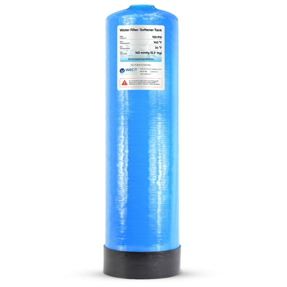 WECO Mineral Tank for Water Softener / Filter Applications 12" Diameter x 48" Height with 2.5" Standard Top Port