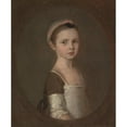 thumbnail image 2 of Thomas Gainsborough 20x23 Black Ornate Framed Double Matted Museum Art Print Titled: Miss Susanna Gardiner (1752-1818), 2 of 5