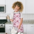 thumbnail image 4 of Cute Halloween Pattern Kids Aprons for Girls and Boys,Adjustable Neck Strap Toddler Aprons for Kids Cooking Baking,23.6"x19", 4 of 7