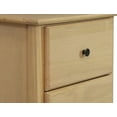 thumbnail image 5 of Grain Wood Furniture Shaker 2-Drawer Bedside Nightstand, Solid Wood with Cherry Finish, 5 of 12