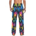 thumbnail image 2 of Rainbow and Koala Men's Lightweight Pajama Bottoms Stretch Elastic Waist Side Pockets Spring Fall, 2 of 7