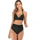 thumbnail image 3 of Trajes de baño europeos y americanos Trajes de baño sexys de cintura alta Bikini con estampado dividido para mujer, 3 of 5