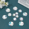 thumbnail image 5 of 45Pcs 3 Styles Self-Adhesive Acrylic Rhinestone Stickers for Crafts Faceted Half Round Clear AB 2~3x0.6cm, 5 of 6