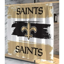 Pegasus New Orleans Saints Shower Curtain & Bath Mat Set