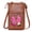 Brown, variant on Elegant Women Wallet Bag Star Print Small Crossbody Soft PU Leather Gift For Her