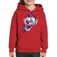 thumbnail image 3 of Awkward Styles Halloween Hoodies for Kids Creepy Clown Hooded Youth Sweatshirt, 3 of 5