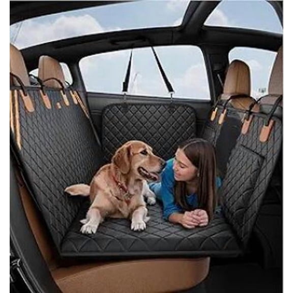 Waterproof Dog Car Seat Cover — Heavy-Duty Back-Seat Hammock with 8-Layer PE Foam, Non-Slip & Easy-Clean (Fits Most Cars)