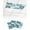 Turquoise, Mint, White, variant on 2 Pack Fluorescent Light Cover for Ceiling Lights, Blue Sunflowers Magnetic Classroom Light Filters 4x2 Feet, Flowers Modern Abstract Art Decorative Ceiling Shade Panel for Office
