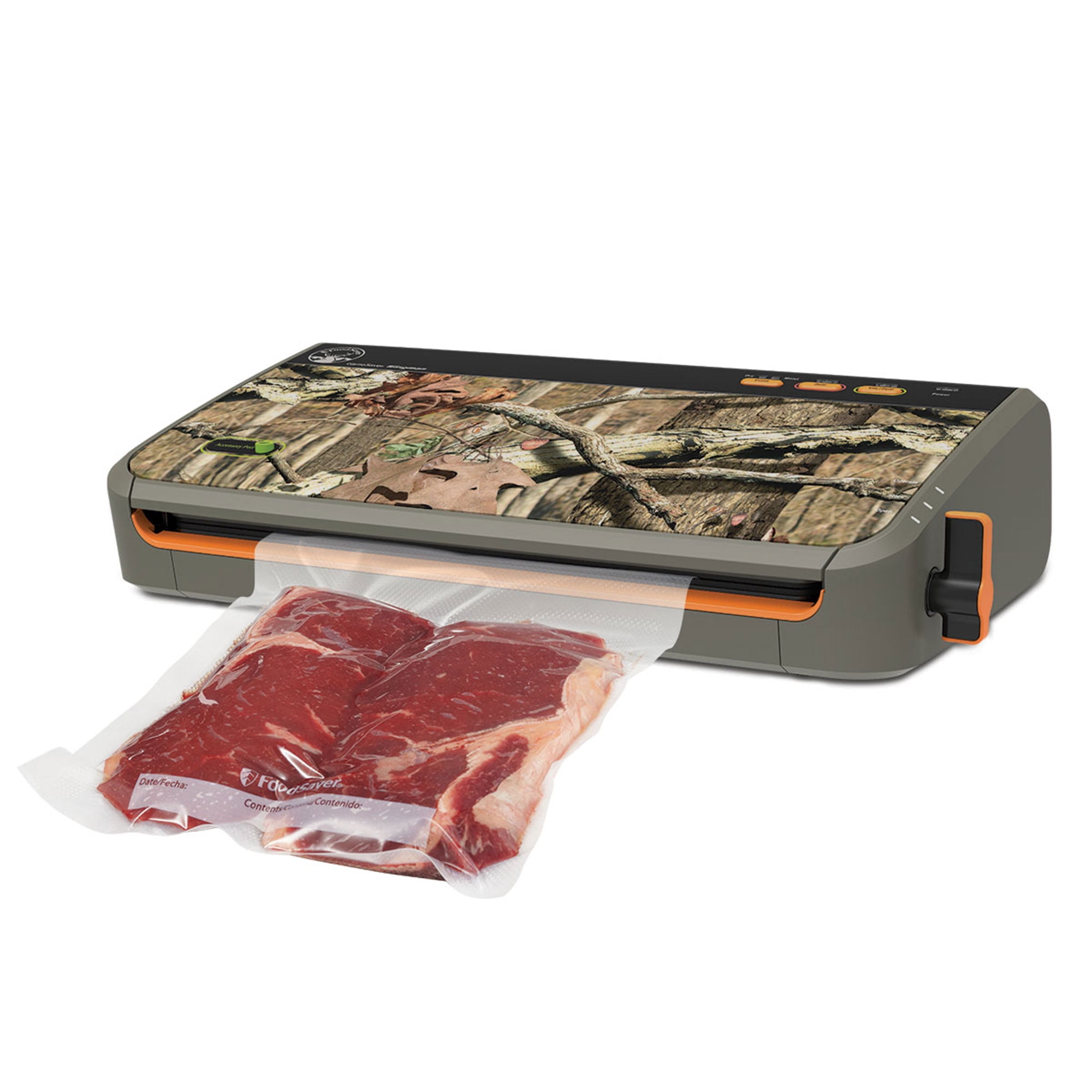 FoodSaver GameSaver 2100 Series Wingman Plus Food Meat Vacuum Sealer, Camo